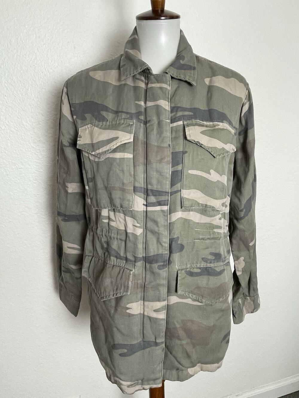 Rails Utility Cargo Field Jacket Whitaker Sage Camo Faux Fur Outdoors FLAW